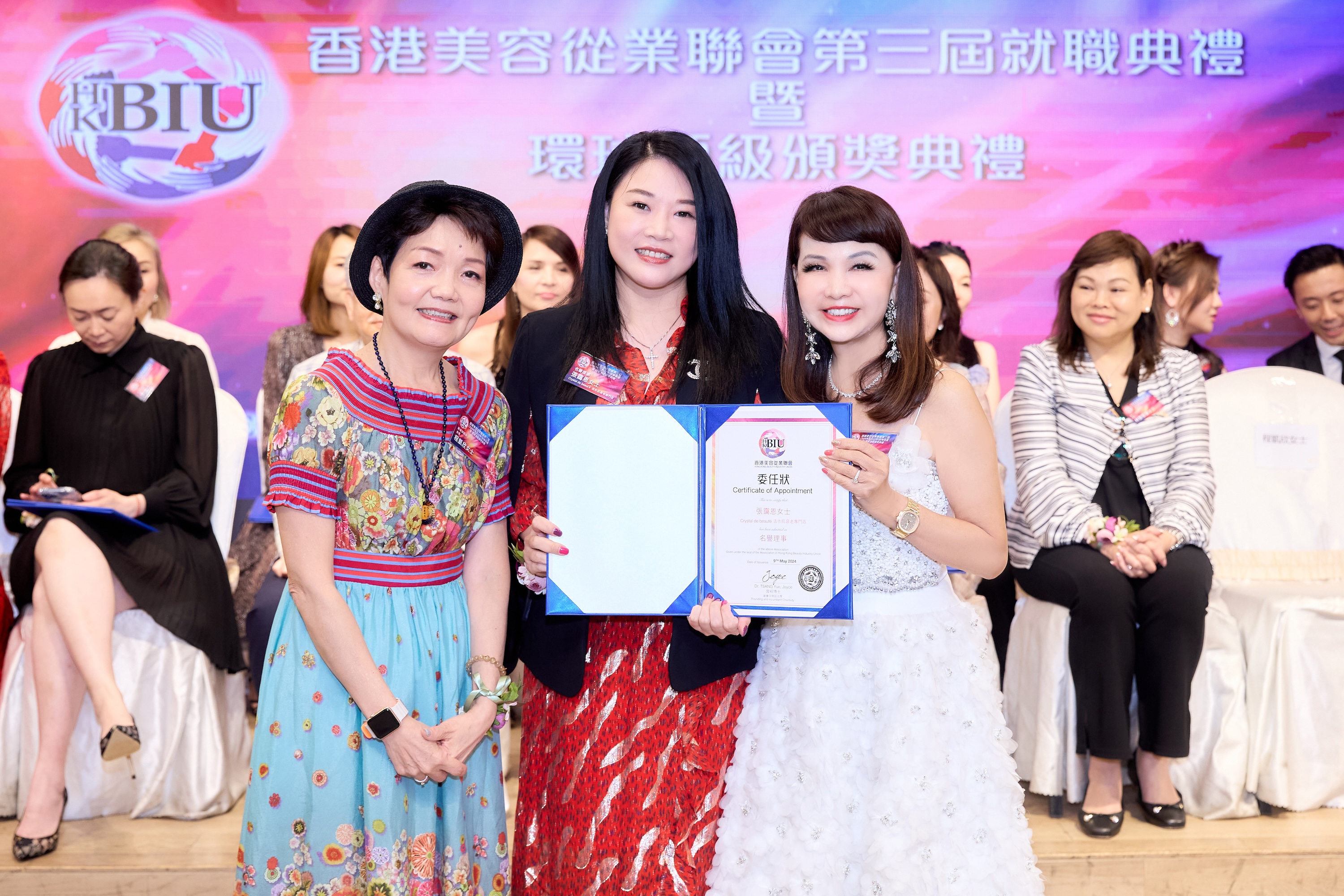 Presentation of a certificate of appointment 13