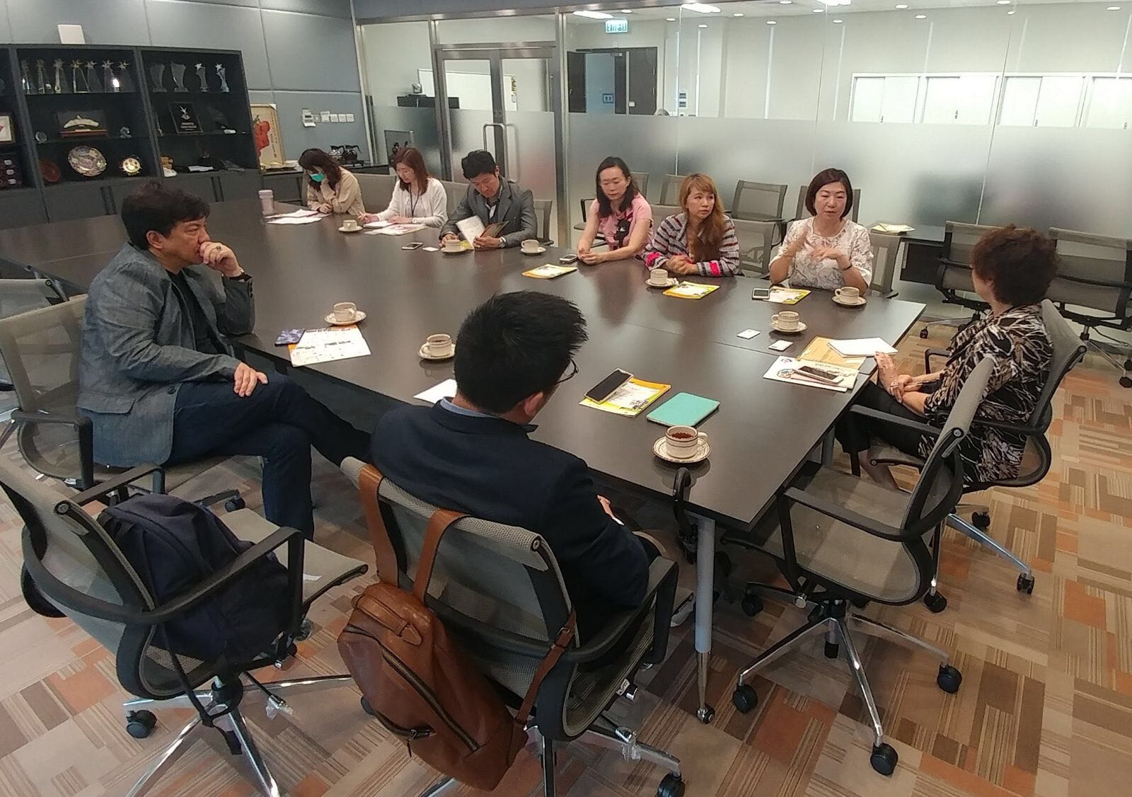 The meeting with the VTC's Ms To Lau Yan-oi 1